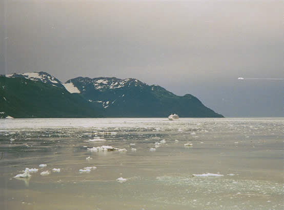 Leaving Hubbard Glacier Bay