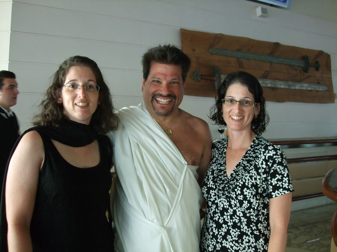 Tammy, Philip and Debbie - Toga Party