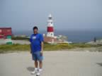 Me, Lighthouse and Africa in the Background (93kb)
