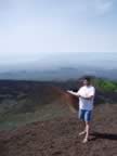 Look Ma -- The Crater at Mt. Etna (146kb)